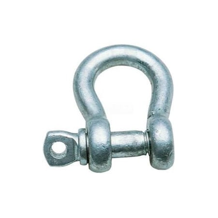 Elite Sales Elite Sales HG12SPAS 1/2" Galvanized Screw Pin Anchor Shackle - Package Qty 10 HG12SPAS